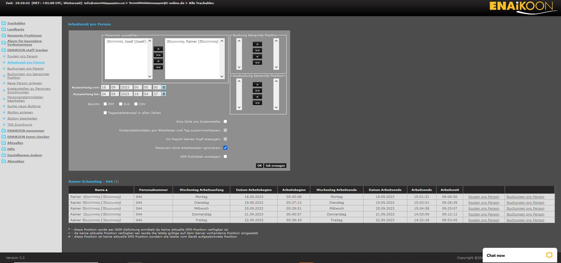 elektronisches Fahrtenbuch für Landmaschine Traktor Ackergeräte