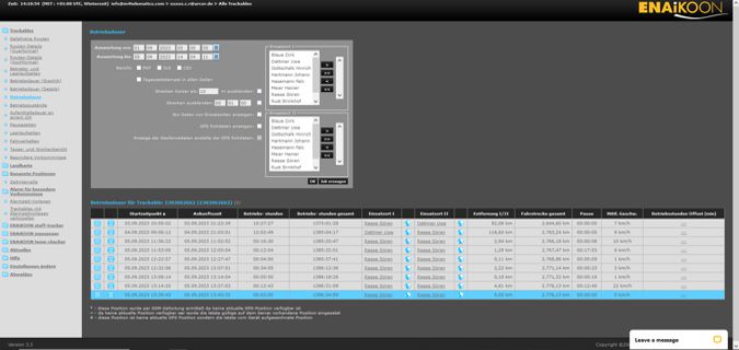elektronisches Fahrtenbuch für Landmaschine Traktor Ackergeräte